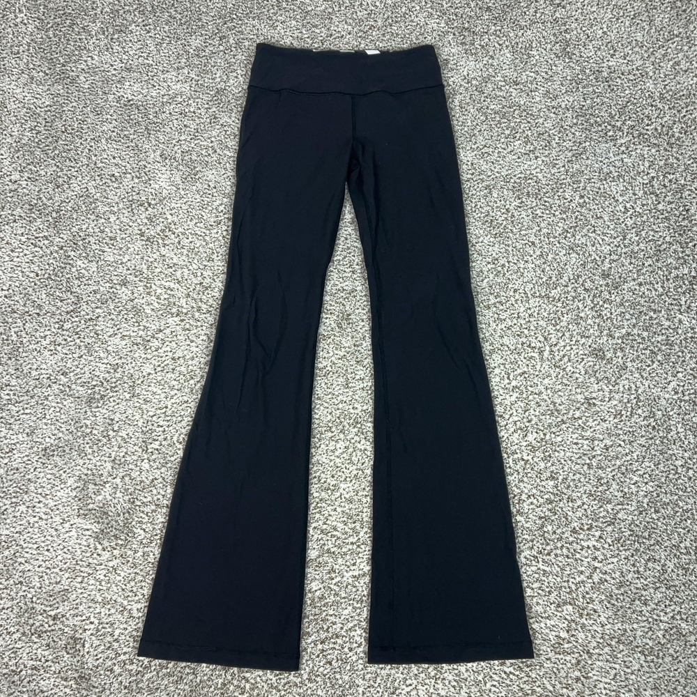 Lululemon Pants Womens 6 Black Flare Yoga Gym Workout Sport Athletic Leggings